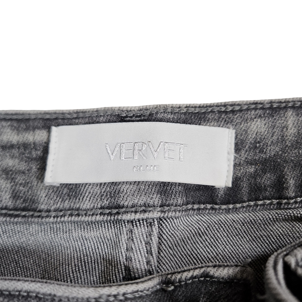 Vervet Distressed Wash Cargo Pants, Distressed Grey, Size 26 - Picture 10 of 14